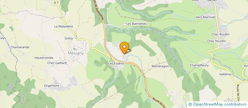 localisation de l'entreprise MADAME MATHILDE PETIT  MESIGNY