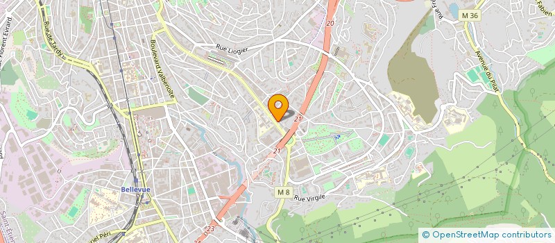 localisation de l'entreprise MADAME MATHILDE PEYRON  SAINT-ETIENNE