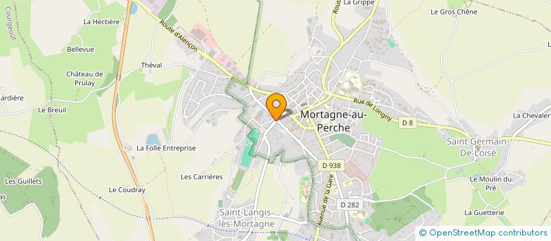 localisation de l'entreprise MADAME MATHILDE PICHON à MORTAGNE-AU-PERCHE