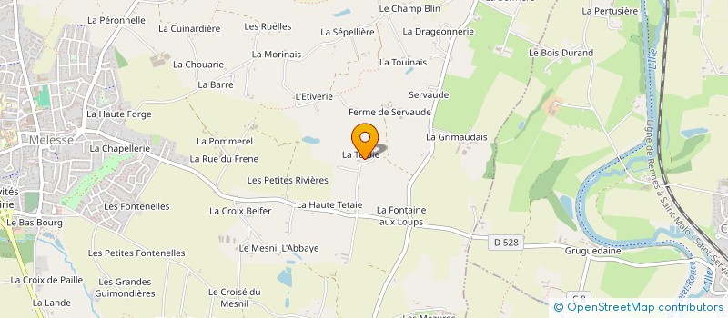 localisation de l'entreprise MADAME MATHILDE PIECH  MELESSE