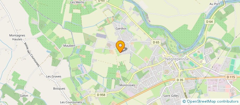 localisation de l'entreprise MADAME MATHILDE PINTO  NEGREPELISSE