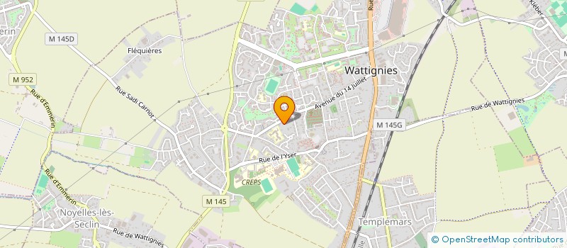 localisation de l'entreprise MADAME MATHILDE PLET  WATTIGNIES