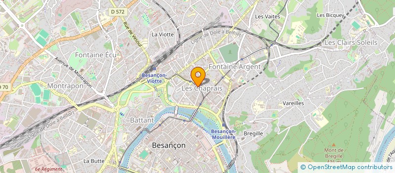 localisation de l'entreprise MADAME MATHILDE POINTURIER  BESANCON