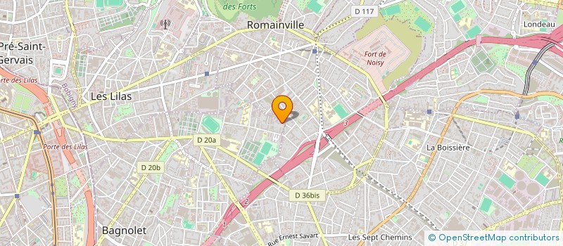 localisation de l'entreprise MADAME MATHILDE POLIDORI à BAGNOLET