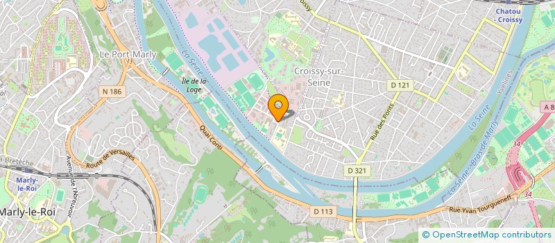 localisation de l'entreprise MADAME MATHILDE PONCET à CROISSY-SUR-SEINE