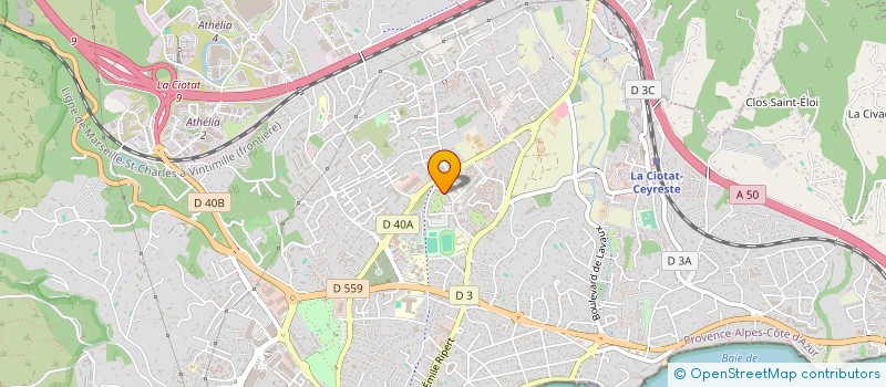 localisation de l'entreprise MADAME MATHILDE PONCHAUT  LA CIOTAT