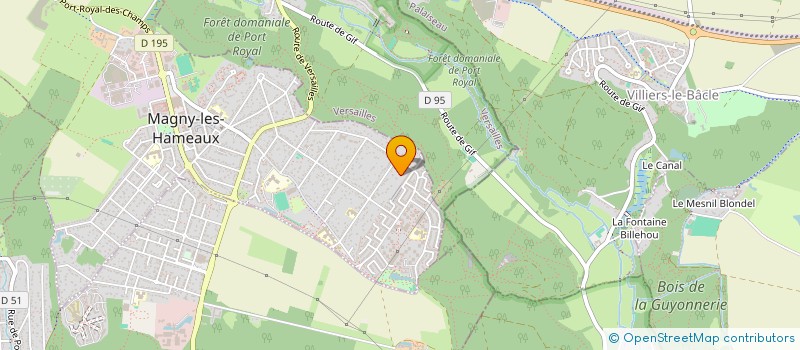 localisation de l'entreprise MADAME MATHILDE PORFIRIO  MAGNY-LES-HAMEAUX