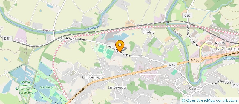 localisation de l'entreprise MADAME MATHILDE POURCEL  SAIX