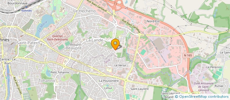 localisation de l'entreprise MADAME MATHILDE PRADIGNAC à VANNES