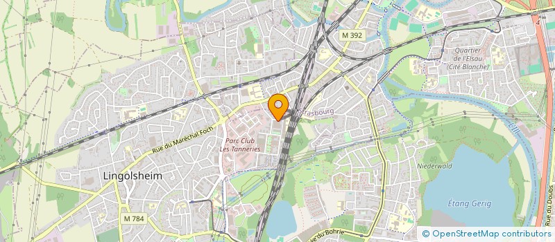 localisation de l'entreprise MADAME MATHILDE PRETOT  SAINT-DIE-DES-VOSGES