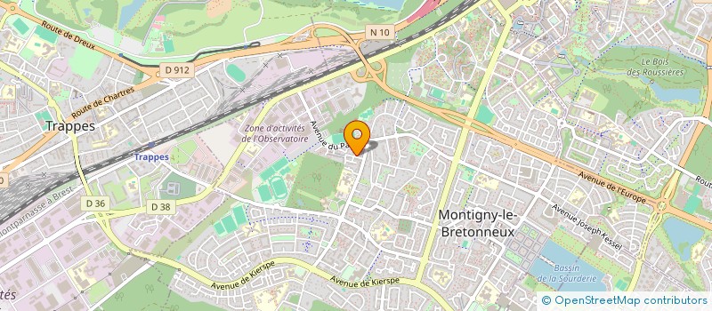 localisation de l'entreprise MADAME MATHILDE PREVOST à MONTIGNY-LE-BRETONNEUX