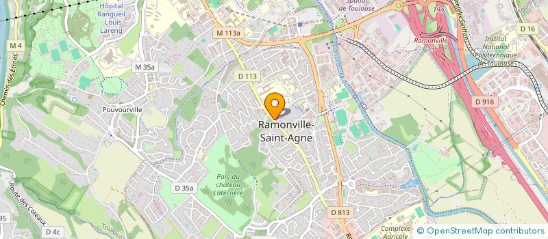 localisation de l'entreprise MADAME MATHILDE PRIEU  RAMONVILLE-SAINT-AGNE