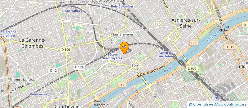 localisation de l'entreprise MADAME MATHILDE PUCHE à COURBEVOIE