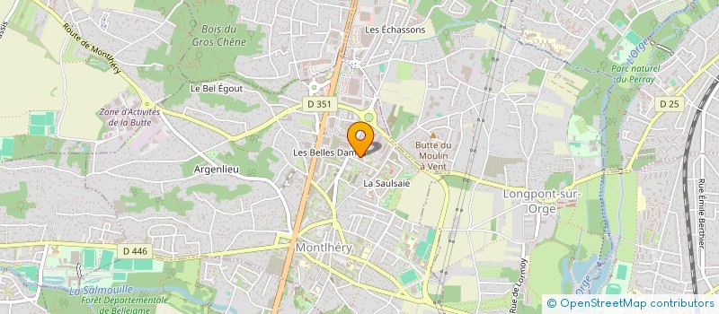 localisation de l'entreprise MADAME MATHILDE PUTOT à MONTLHERY