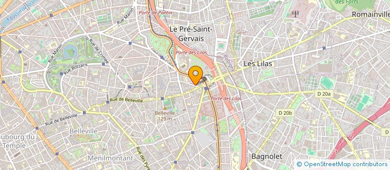 localisation de l'entreprise MADAME MATHILDE QUINDA BOGNON  PARIS