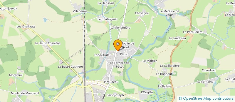 localisation de l'entreprise MADAME MATHILDE RACINE à NORT-SUR-ERDRE