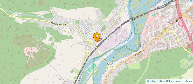 localisation de l'entreprise MADAME MATHILDE RAIMOND  ARS-SUR-MOSELLE