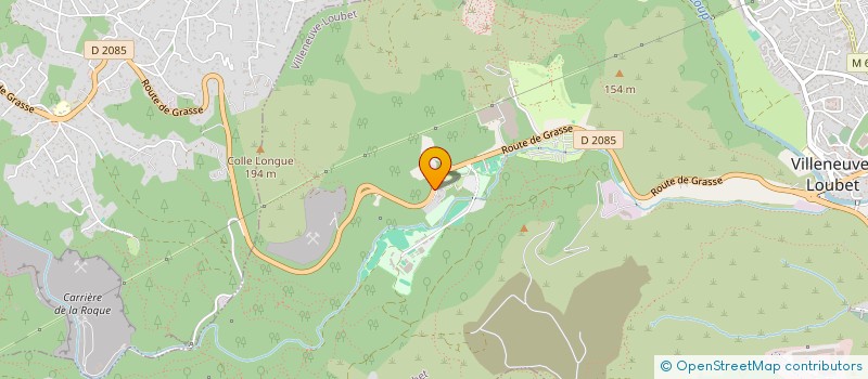 localisation de l'entreprise MADAME MATHILDE RAKEZ  VILLENEUVE-LOUBET