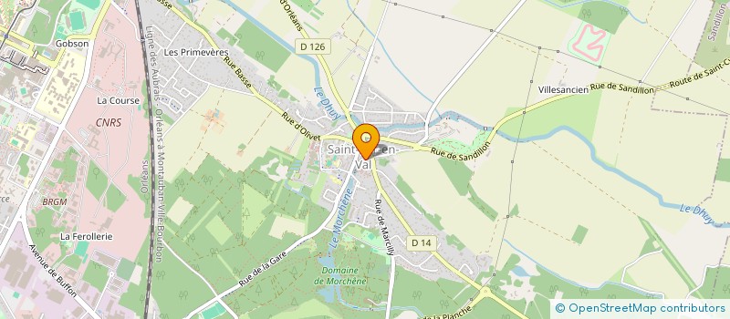 localisation de l'entreprise MADAME MATHILDE RATTEZ à SAINT-CYR-EN-VAL