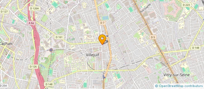 localisation de l'entreprise MADAME MATHILDE RAU  VILLEJUIF