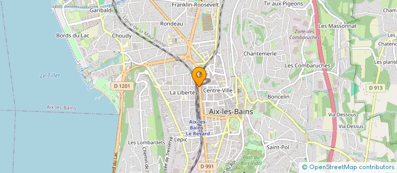 localisation de l'entreprise MADAME MATHILDE RAUTUREAU à AIX LES BAINS