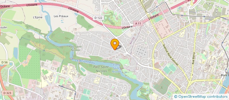 localisation de l'entreprise MADAME MATHILDE RAVENEAU  AVRILLE