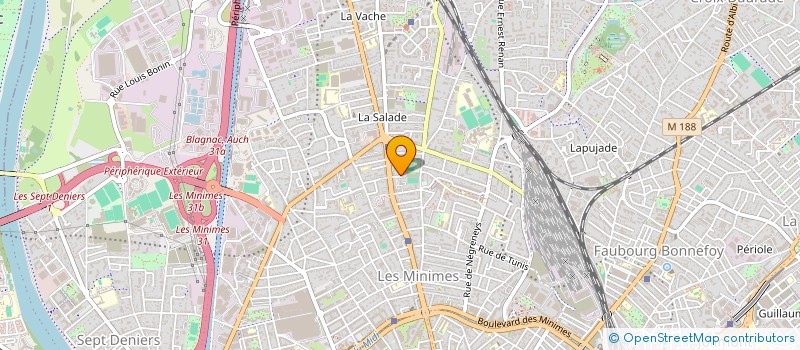 localisation de l'entreprise MADAME MATHILDE RAVON à TOULOUSE
