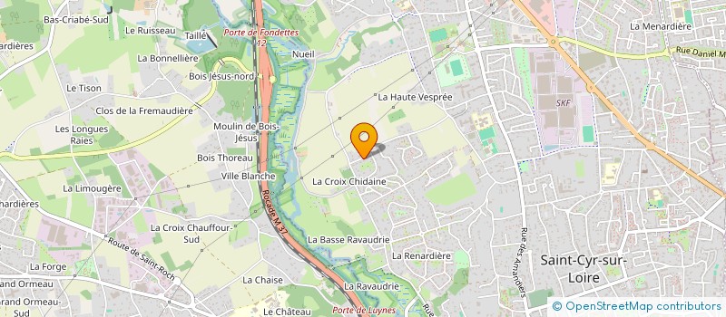 localisation de l'entreprise MADAME MATHILDE REMY  SAINT-CYR-SUR-LOIRE