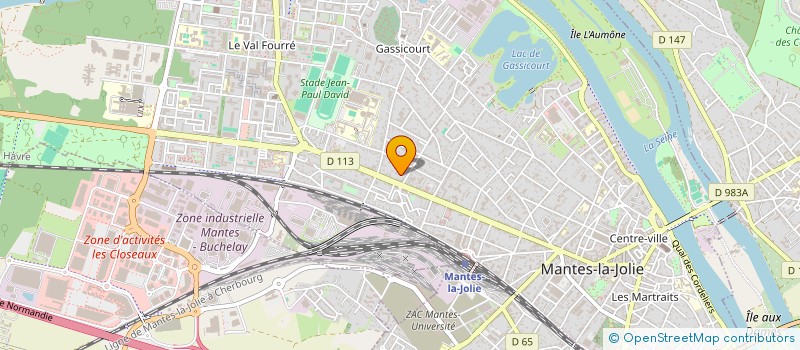 localisation de l'entreprise MADAME MATHILDE RENAUT  MANTES-LA-JOLIE