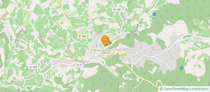 localisation de l'entreprise MADAME MATHILDE RIBAUT à BONNIEUX
