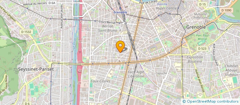 localisation de l'entreprise MADAME MATHILDE RICCIARDELLI  GRENOBLE