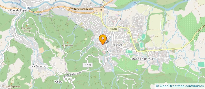 localisation de l'entreprise MADAME MATHILDE RICHARD  CERET