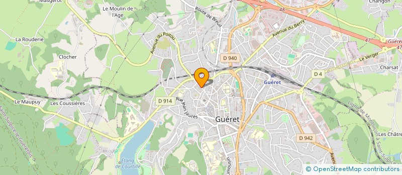 localisation de l'entreprise MADAME MATHILDE RICHER à GUERET