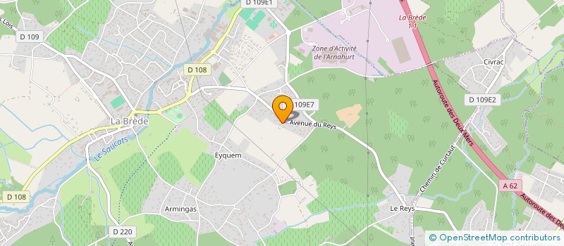 localisation de l'entreprise MADAME MATHILDE RIEU  CADILLAC-SUR-GARONNE