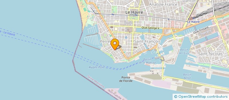 localisation de l'entreprise MADAME MATHILDE RIGAUD  LE HAVRE