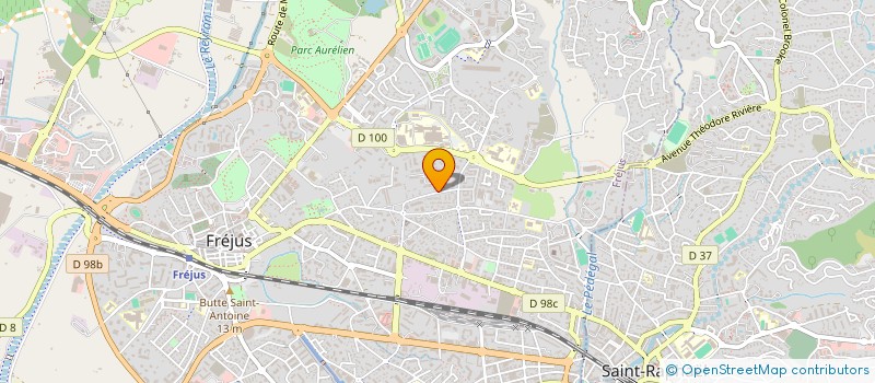 localisation de l'entreprise MADAME MATHILDE RIGAUD à FREJUS