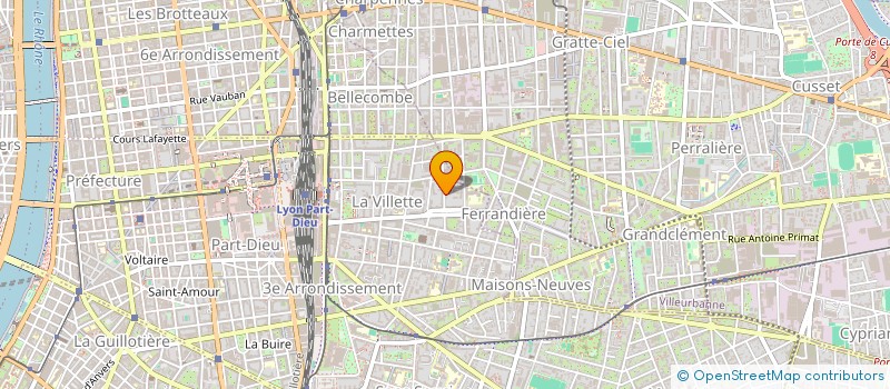 localisation de l'entreprise MADAME MATHILDE RIGOLLET  LYON