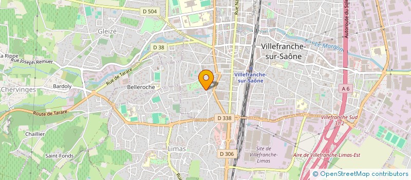 localisation de l'entreprise MADAME MATHILDE RIMLINGER  VILLEFRANCHE-SUR-SAONE