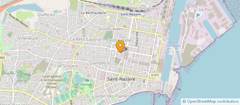 localisation de l'entreprise MADAME MATHILDE RIO à SAINT-NAZAIRE