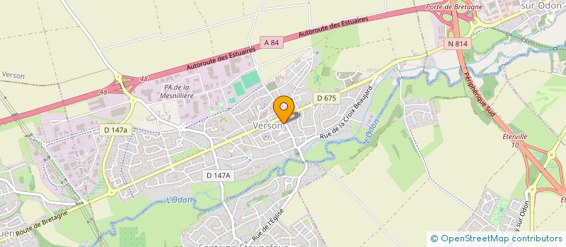 localisation de l'entreprise MADAME MATHILDE RIVET  VERSON