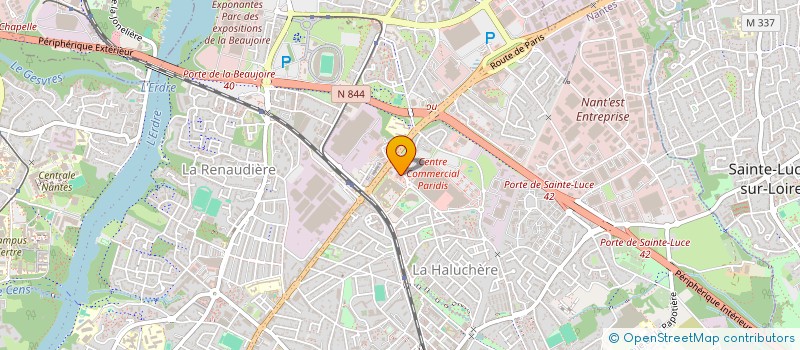 localisation de l'entreprise MADAME MATHILDE ROBERT  NANTES