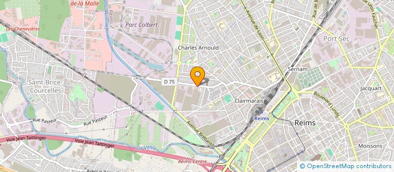 localisation de l'entreprise MADAME MATHILDE ROBERT  REIMS