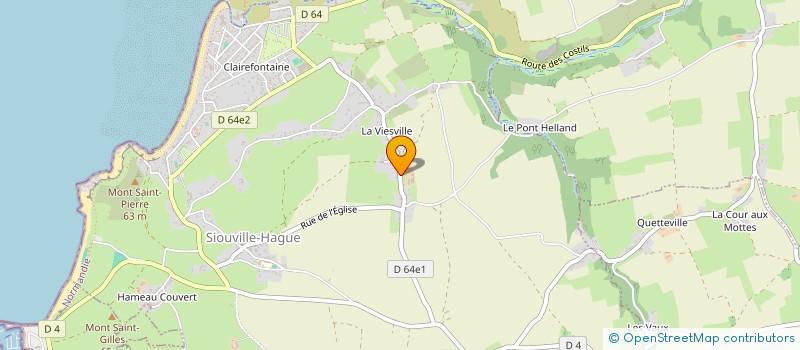 localisation de l'entreprise MADAME MATHILDE ROBERT  SIOUVILLE-HAGUE