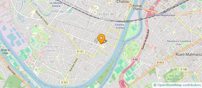 localisation de l'entreprise MADAME MATHILDE ROCHEFORT  CROISSY-SUR-SEINE