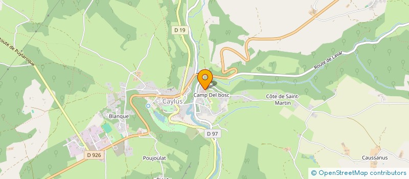 localisation de l'entreprise MADAME MATHILDE ROCHES  CAYLUS