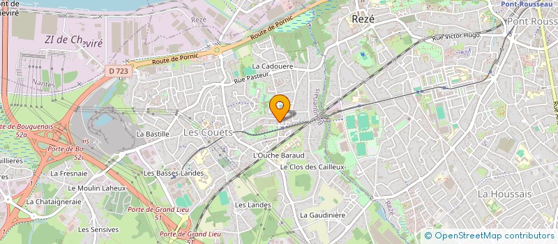 localisation de l'entreprise MADAME MATHILDE ROCHETEAU  BOUGUENAIS