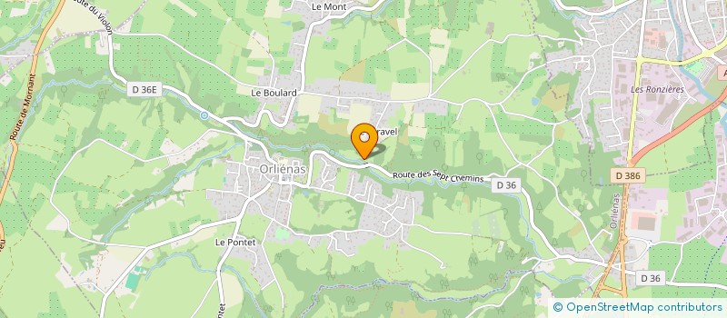 localisation de l'entreprise MADAME MATHILDE RODIERE  ORLIENAS