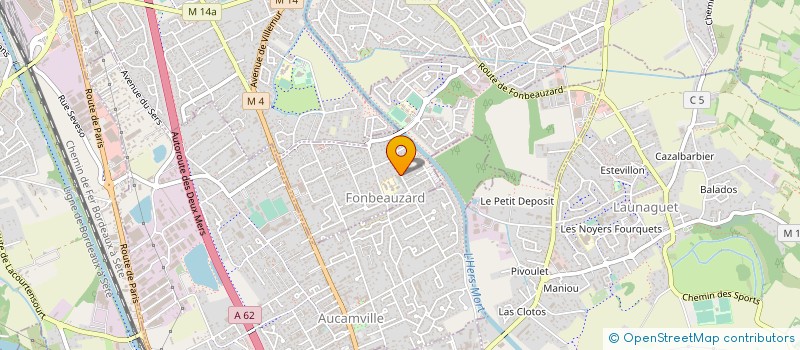 localisation de l'entreprise MADAME MATHILDE RODRIGUEZ  FONBEAUZARD