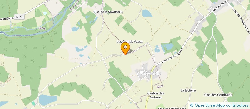 localisation de l'entreprise MADAME MATHILDE ROGER  LE CONTROIS-EN-SOLOGNE