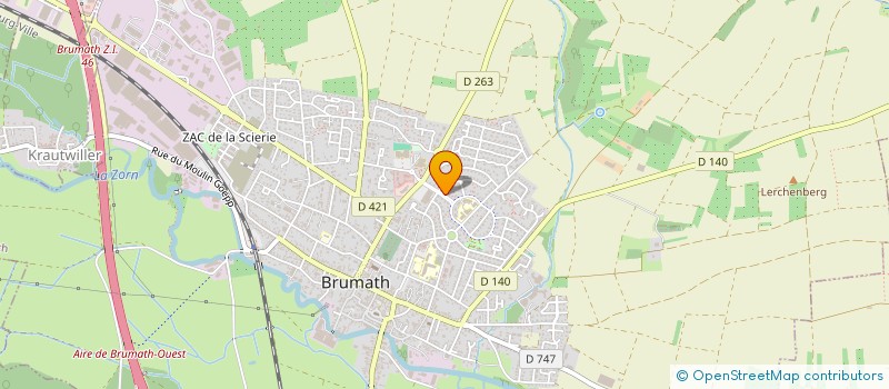 localisation de l'entreprise MADAME MATHILDE ROHR à BRUMATH